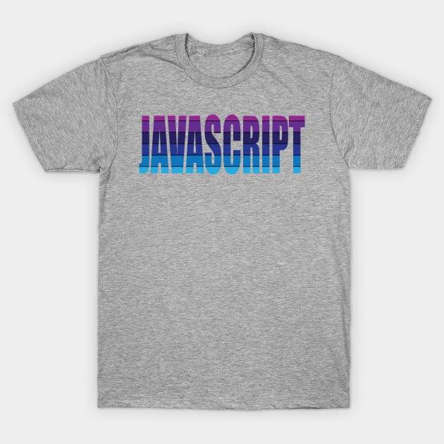 JavaScript Retro Stripes T-Shirt by TeesByJay